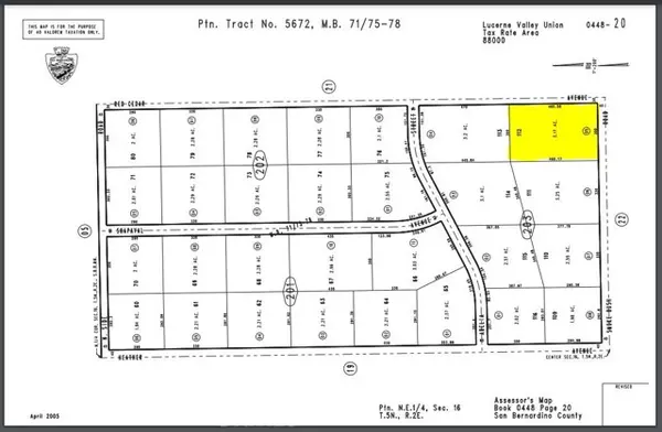 0 Smoke Bush Parcel #0448-203-05 Road, Lucerne Valley, CA 92356