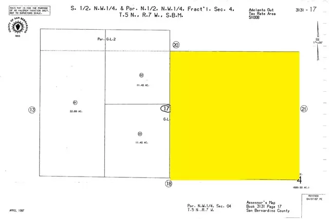 Phelan, CA 92371,0 APN 3131-171-04-0000