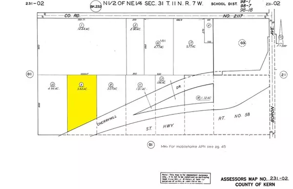 Boron, CA 93516,0 Near Cherry Hill Dr