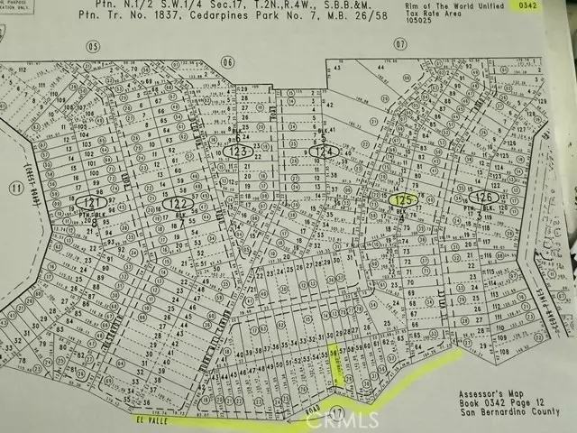 61 Lot - El Valle Road, Cedarpines Park, CA 92322