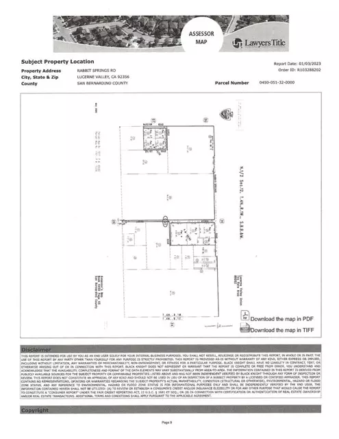 Lucerne Valley, CA 92356,0 Rabbit Springs Road