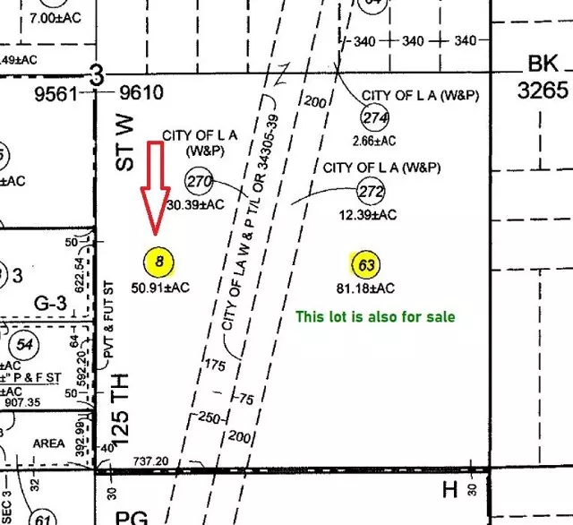 Antelope Acres, CA 93536,0 Vac/Ave H/Vic 125 Stw