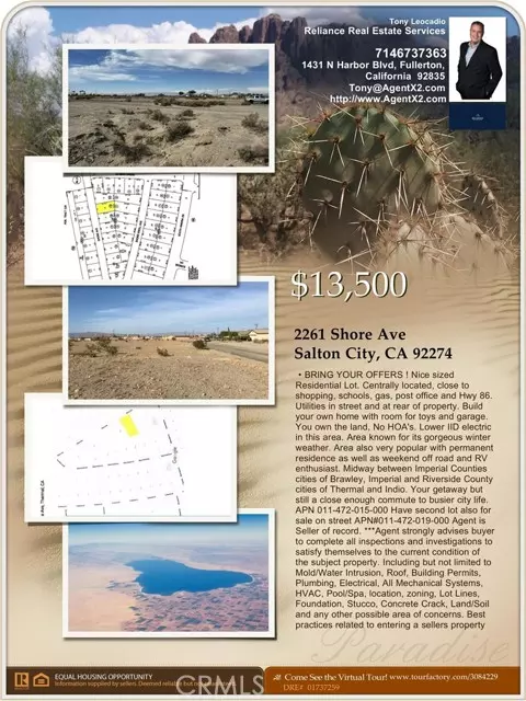 Salton City, CA 92274,2243 Shore Avenue