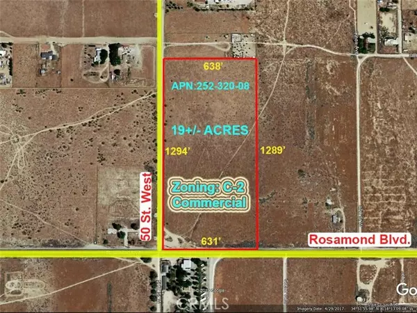 Rosamond, CA 93560,50 W On Rosamond Boulevard