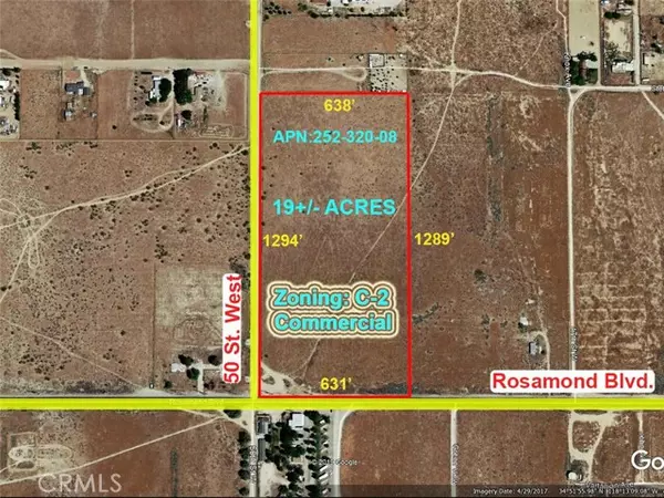 Rosamond, CA 93560,50 W On Rosamond Boulevard