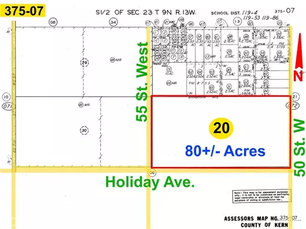 Rosamond, CA 93560,50 W to 55 Street West On Holiday Avenue