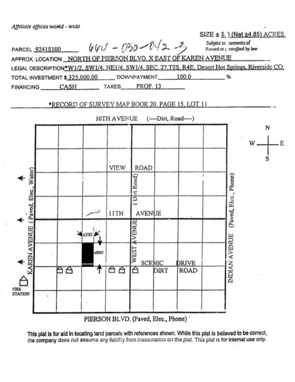 Desert Hot Springs, CA 92240,0 Scenic Drive