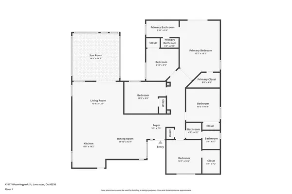 Lancaster, CA 93536,43117 Bloomingpark