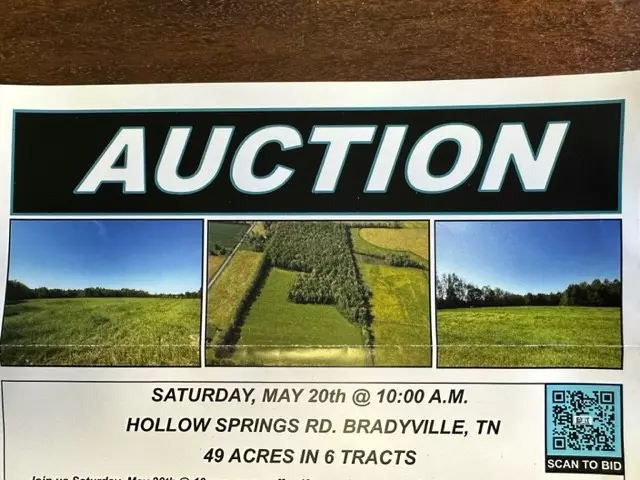 Bradyville, TN 37026,0 Hollow Springs Rd