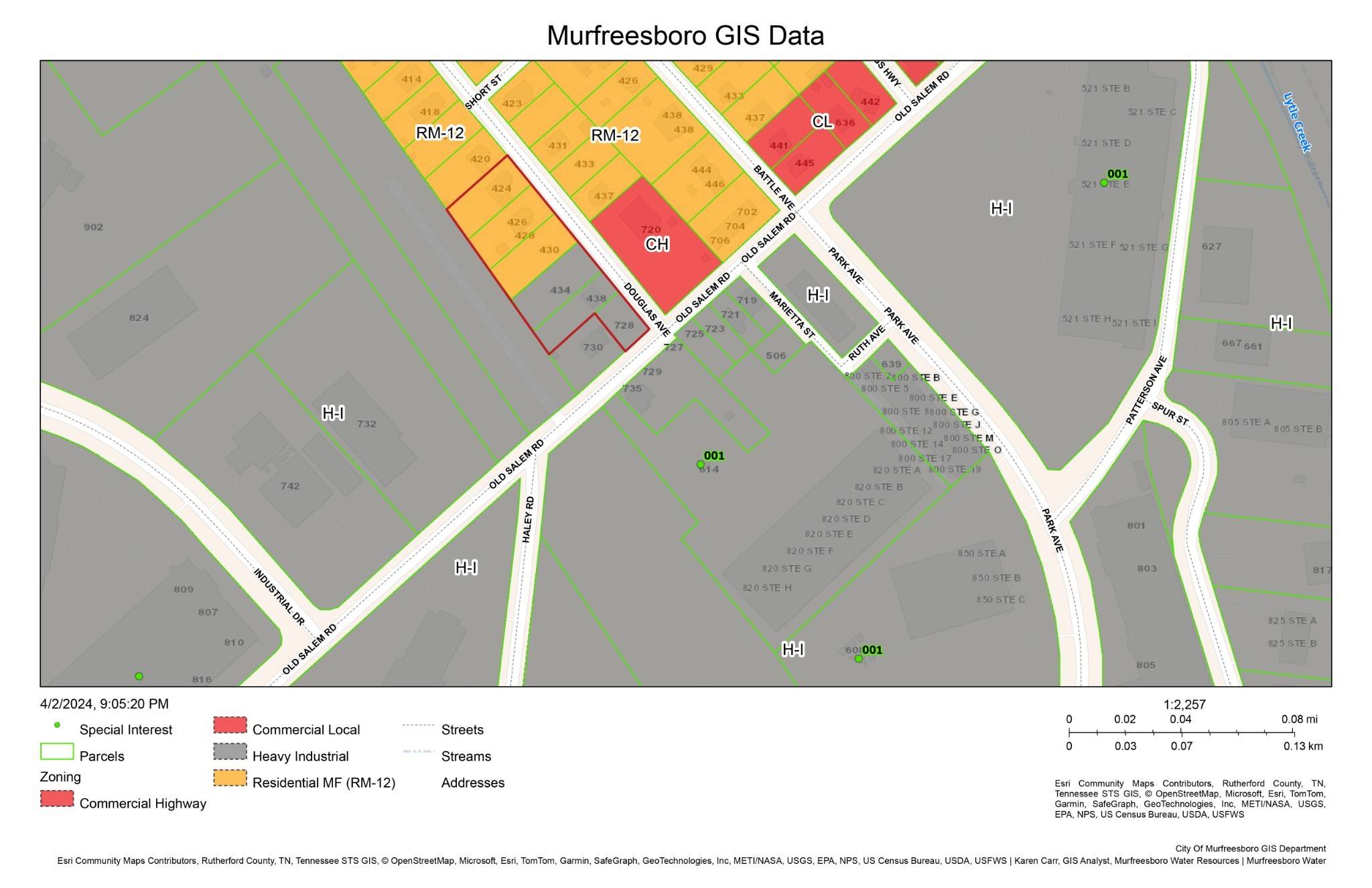 Murfreesboro, TN 37129,430 Douglas