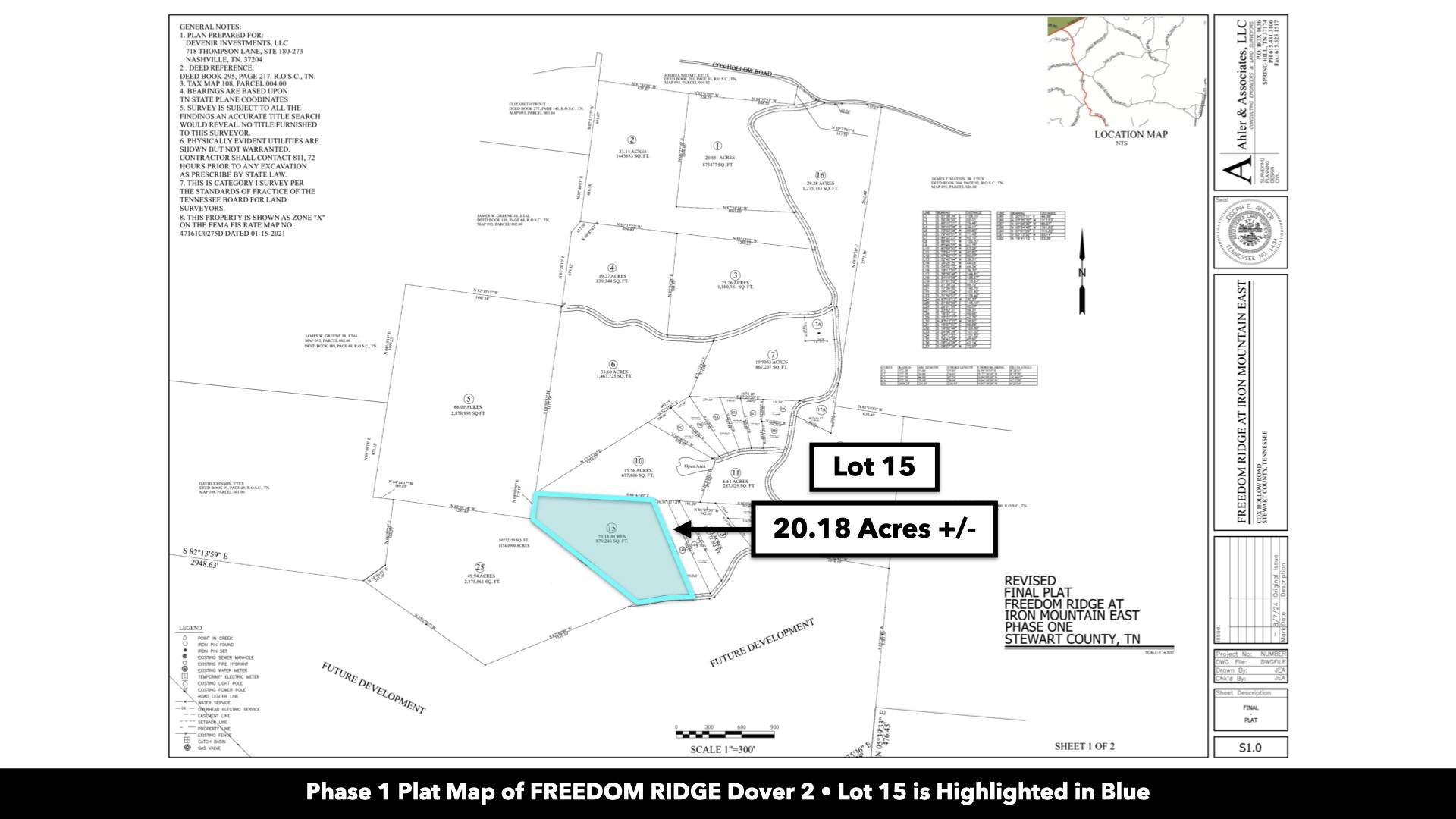 Dover, TN 37058,0 Cox Hollow Rd Lot 15