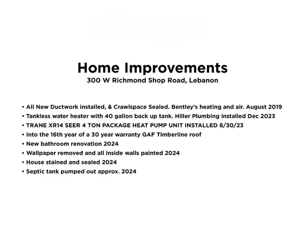 Lebanon, TN 37090,300 W Richmond Shop Rd