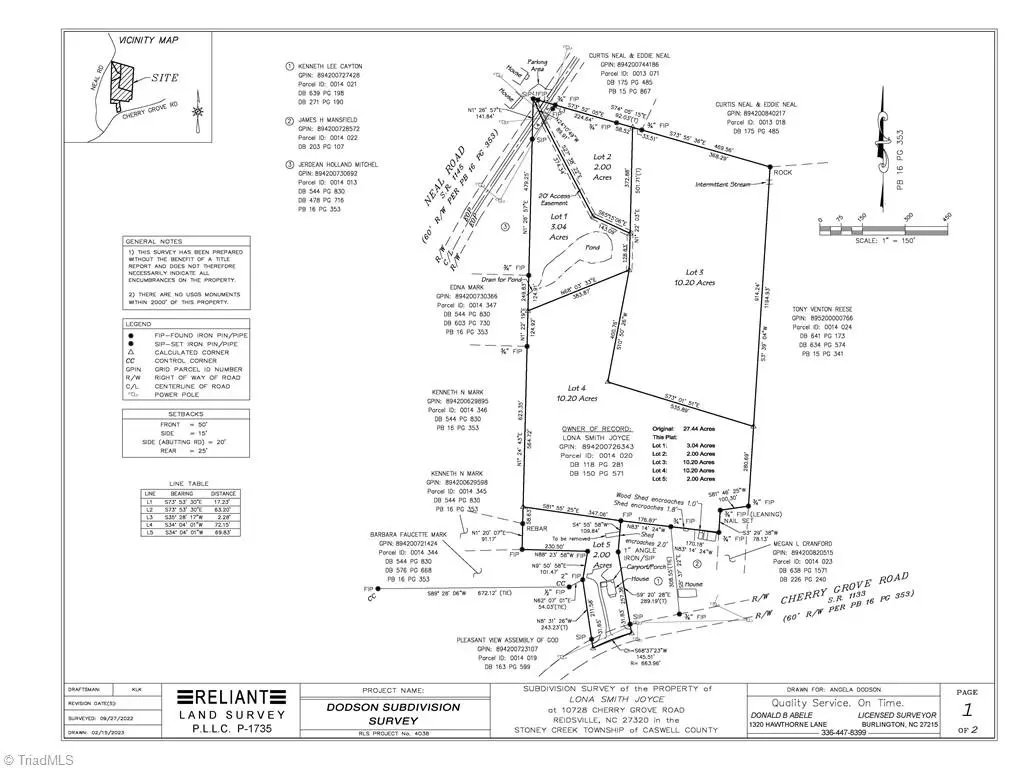 Reidsville, NC 27320,00 Neal RD