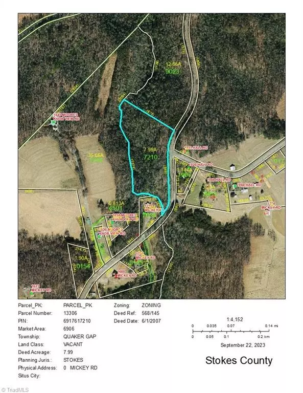 Westfield, NC 27053,7.99 acres Mickey RD