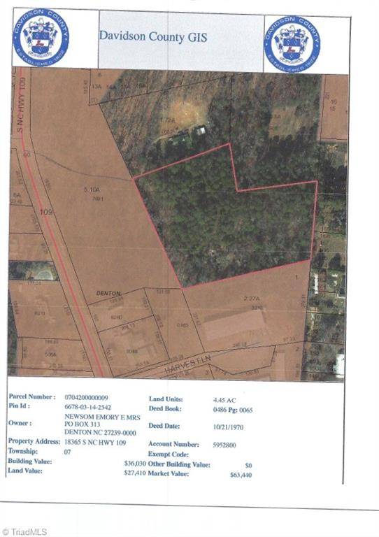 18365 Nc Highway 109, Denton, NC 27239