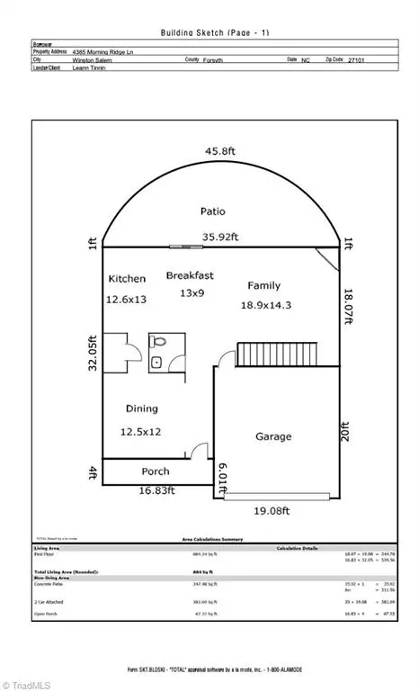Winston-salem, NC 27101,4385 Morning Ridge LN