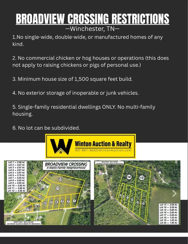 Winchester, TN 37398,0 Lynchburg Road