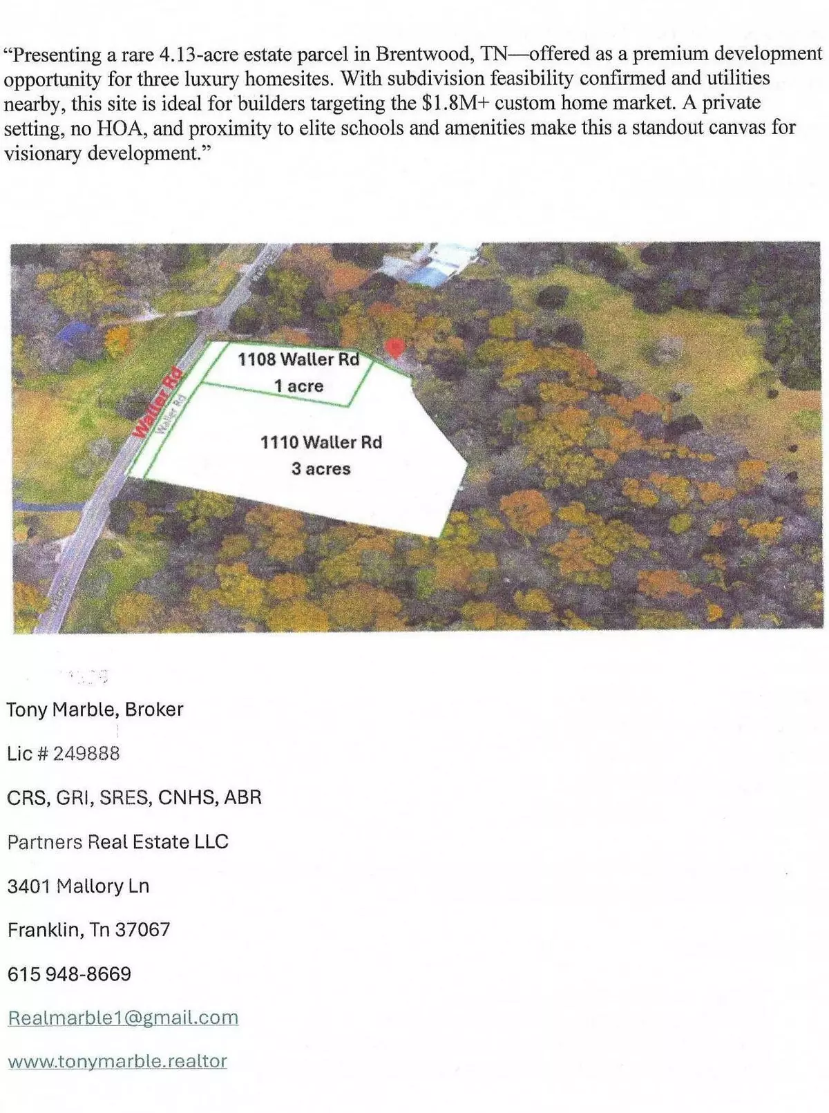 Brentwood, TN 37027,1110 Waller Rd