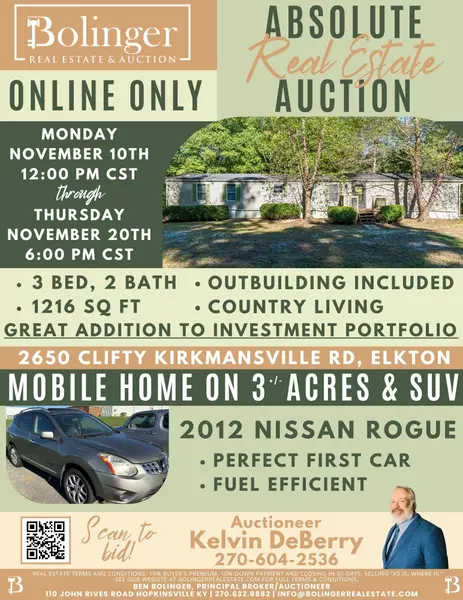 2650 Clifty Kirkmansville Rd, Elkton, KY 42220