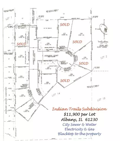 Lot 112 Garrett AVE, Albany, IL 61230