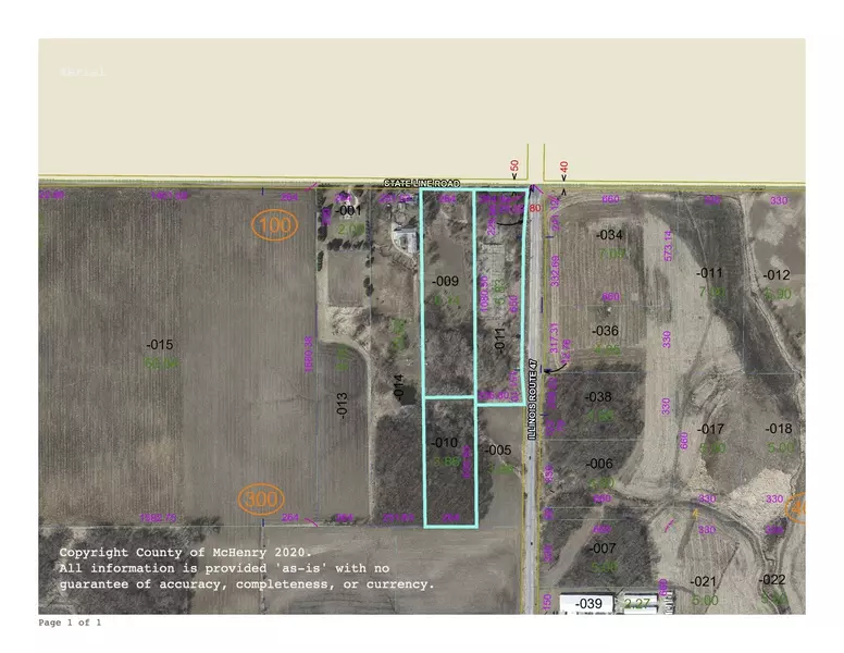 Lot 1, 2, 3 State Line RD, Hebron, IL 60034