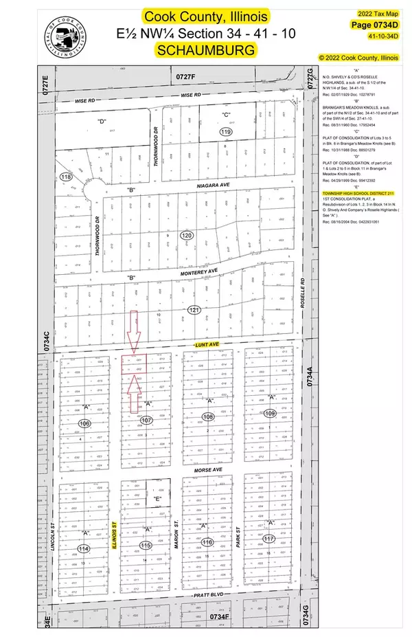 Schaumburg, IL 60193,Lot 23 and 24 Illinois St & Lunt Ave