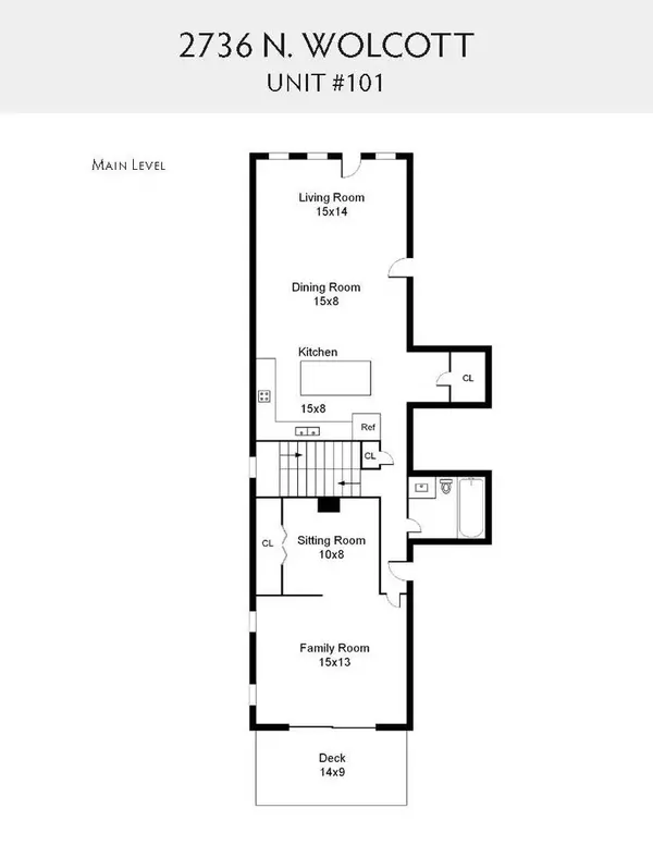 Chicago, IL 60614,2736 N WOLCOTT AVE #101