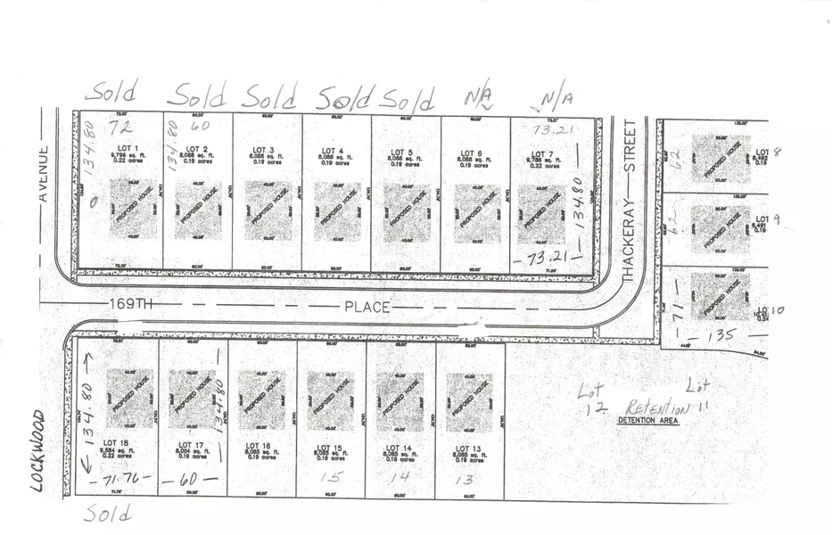 16352 169 Lot #16 PL, Oak Forest, IL 60452