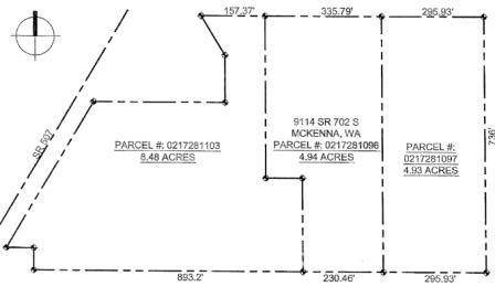 9016 WA-702 S, Mckenna, WA 98558