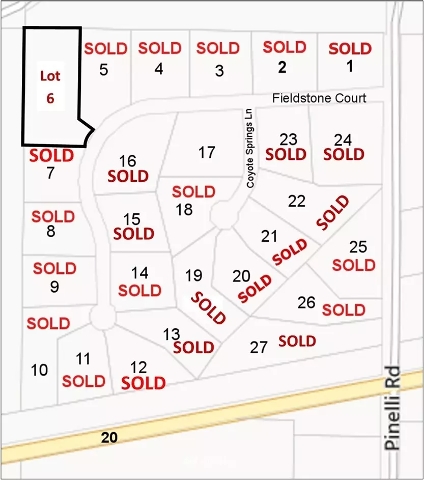 Sedro Woolley, WA 98284,0 Fieldstone Lot 6 CT