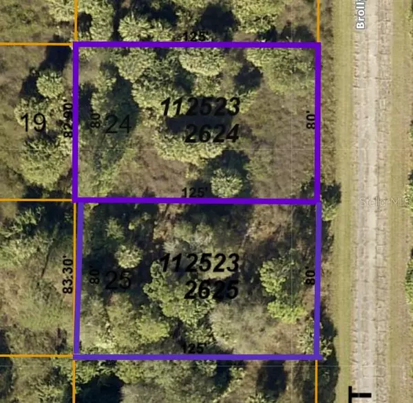 Lot 24 & 25 BROLLY ST, North Port, FL 34288