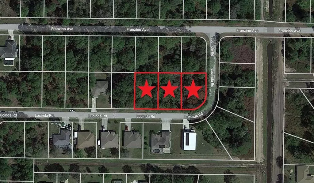 Lot 13, 14 & 15 LUCINDA RD, North Port, FL 34291