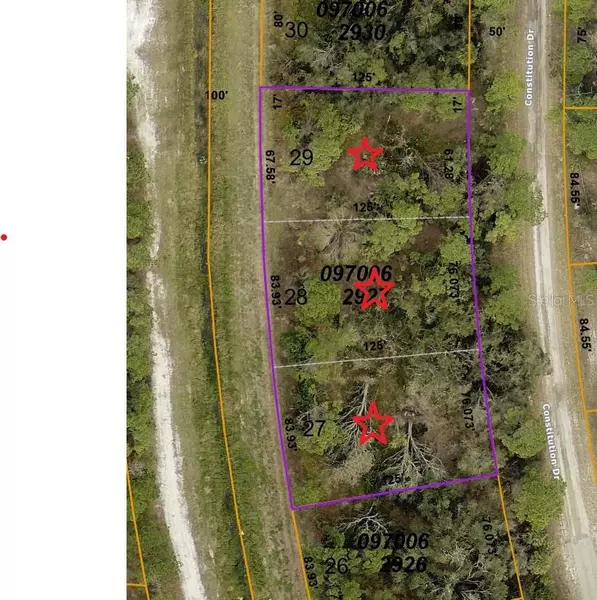 Lot 27, 28, 29 CONSTITUTION DR, North Port, FL 34291