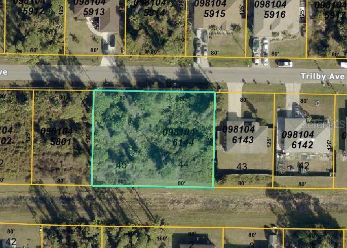Lot 44 & 45 TRILBY AVE, North Port, FL 34286