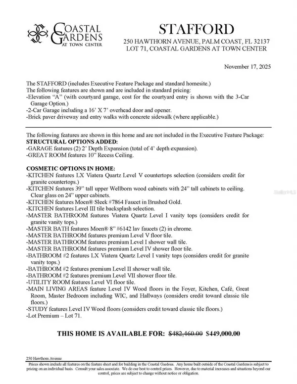 Palm Coast, FL 32164,250 HAWTHORN AVE