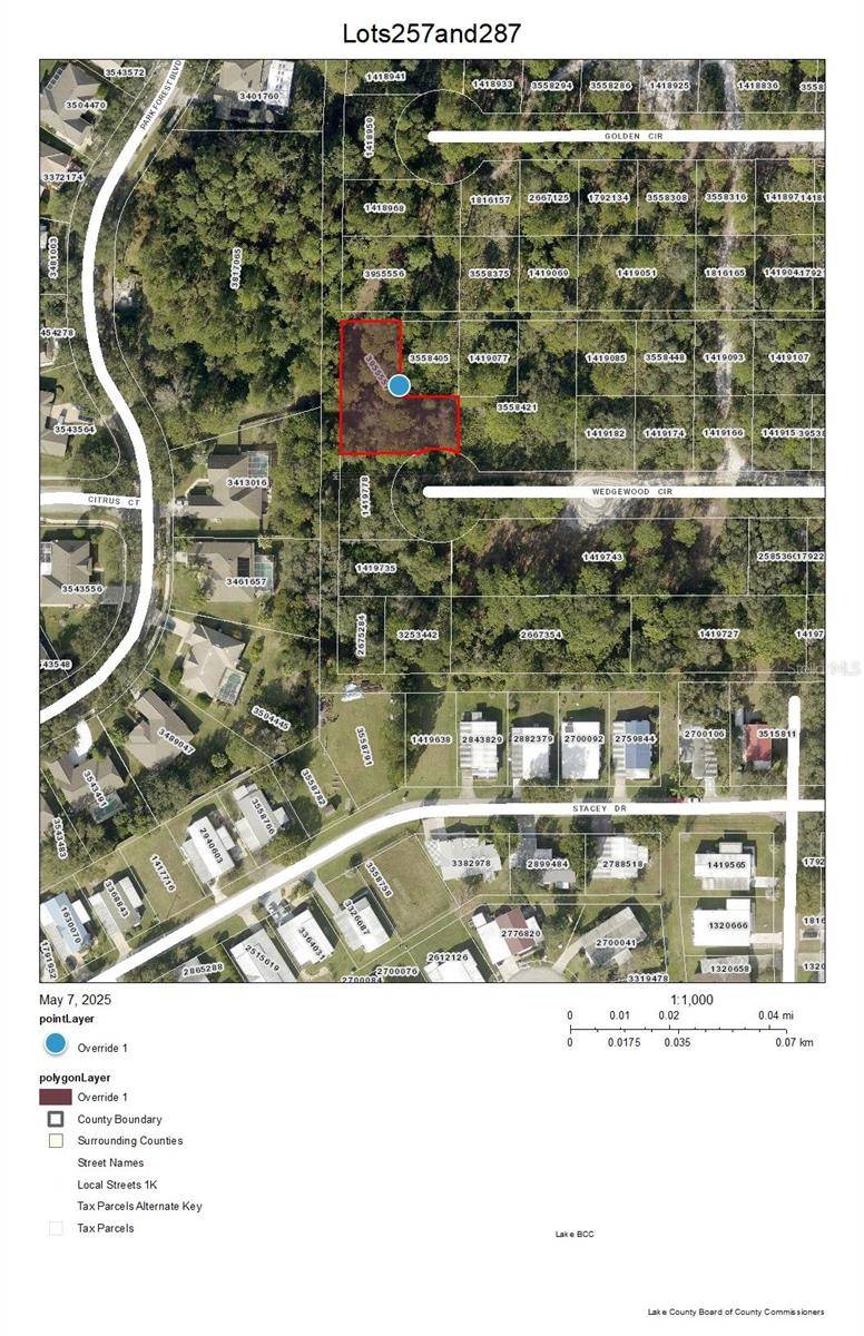 Lots 257 & 287 WEDGEWOOD CIR, Mount Dora, FL 32757
