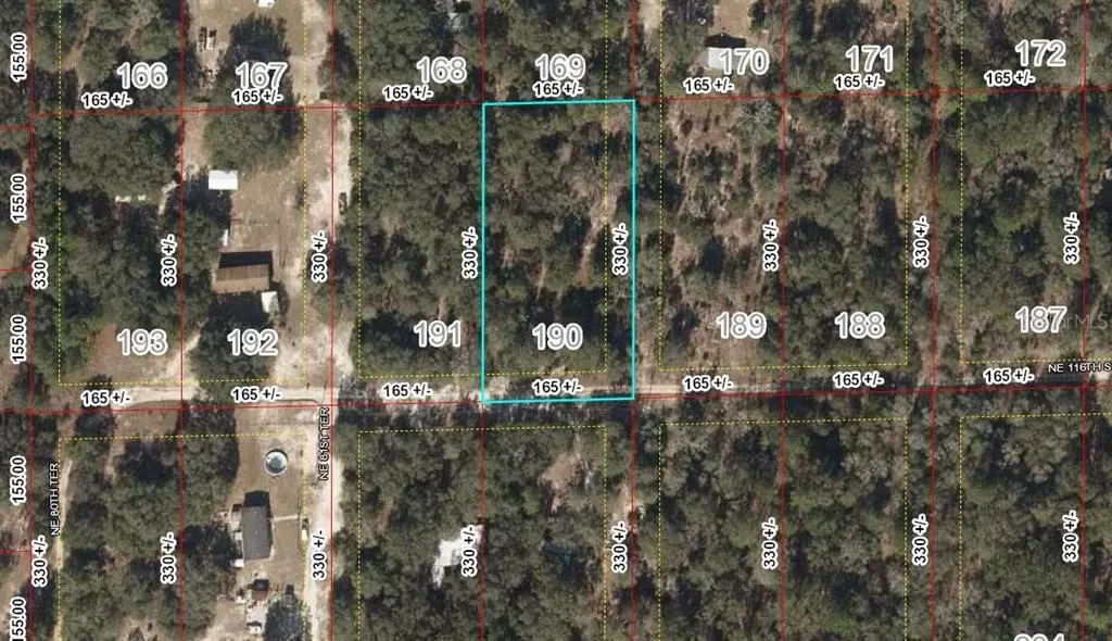 Bronson, FL 32621,Lot 190 NE 116TH ST