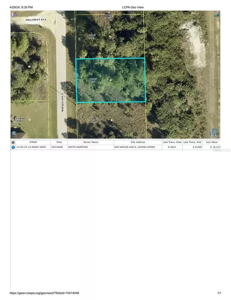 609 NAPLES AVE S, Lehigh Acres, FL 33974