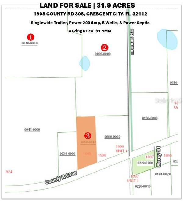 1098 COUNTY ROAD 308, Crescent City, FL 32112