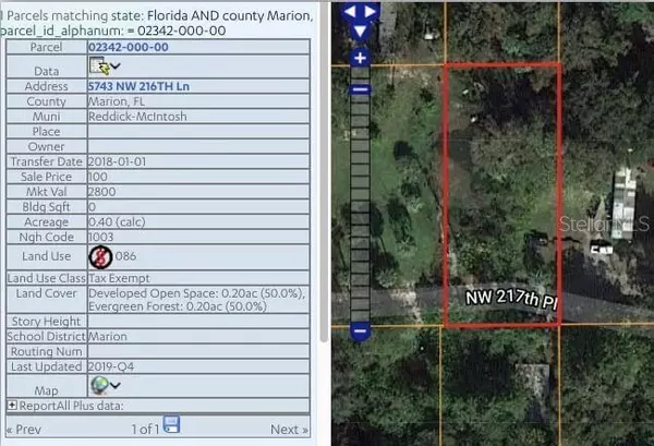 Micanopy, FL 32667,5743 NW 216TH LN