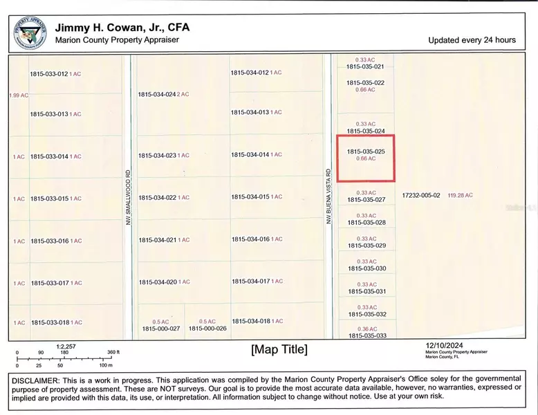 lot 25, 26 NW BUENA VISTA RD, Dunnellon, FL 34431