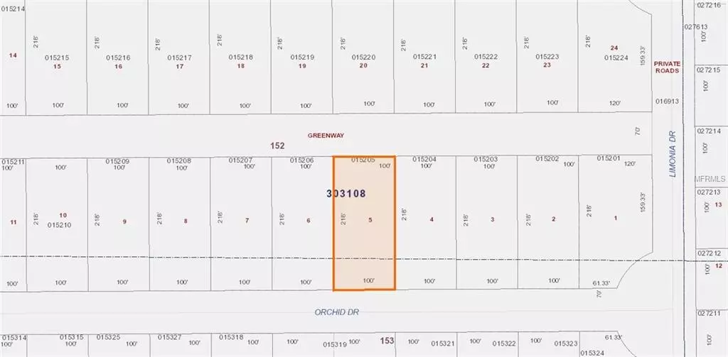 Indian Lake Estates, FL 33855,0 ORCHID DR