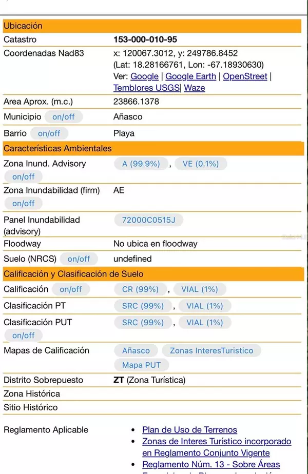 Anasco, PR 00610,ROAD 410 KM 19