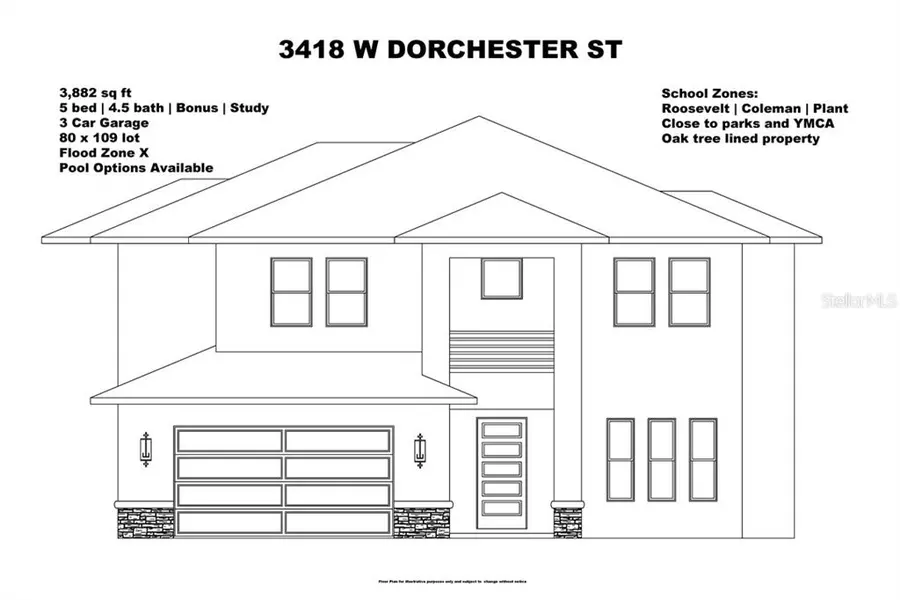 3418 W DORCHESTER ST, Tampa, FL 33611