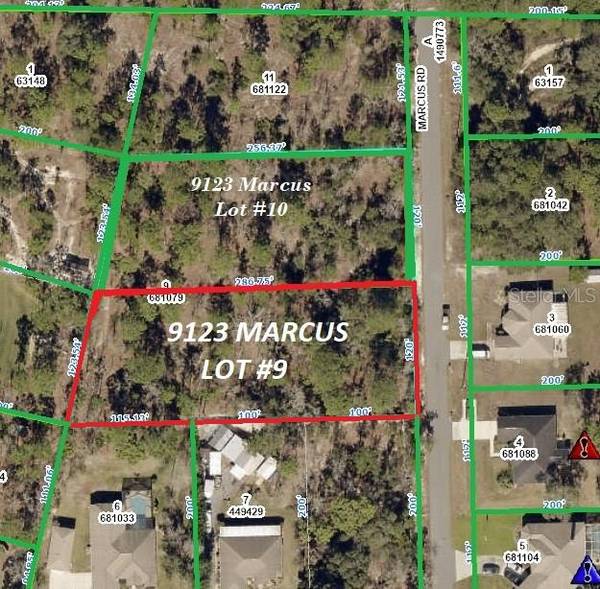 00000 MARCUS RD, Weeki Wachee, FL 34613