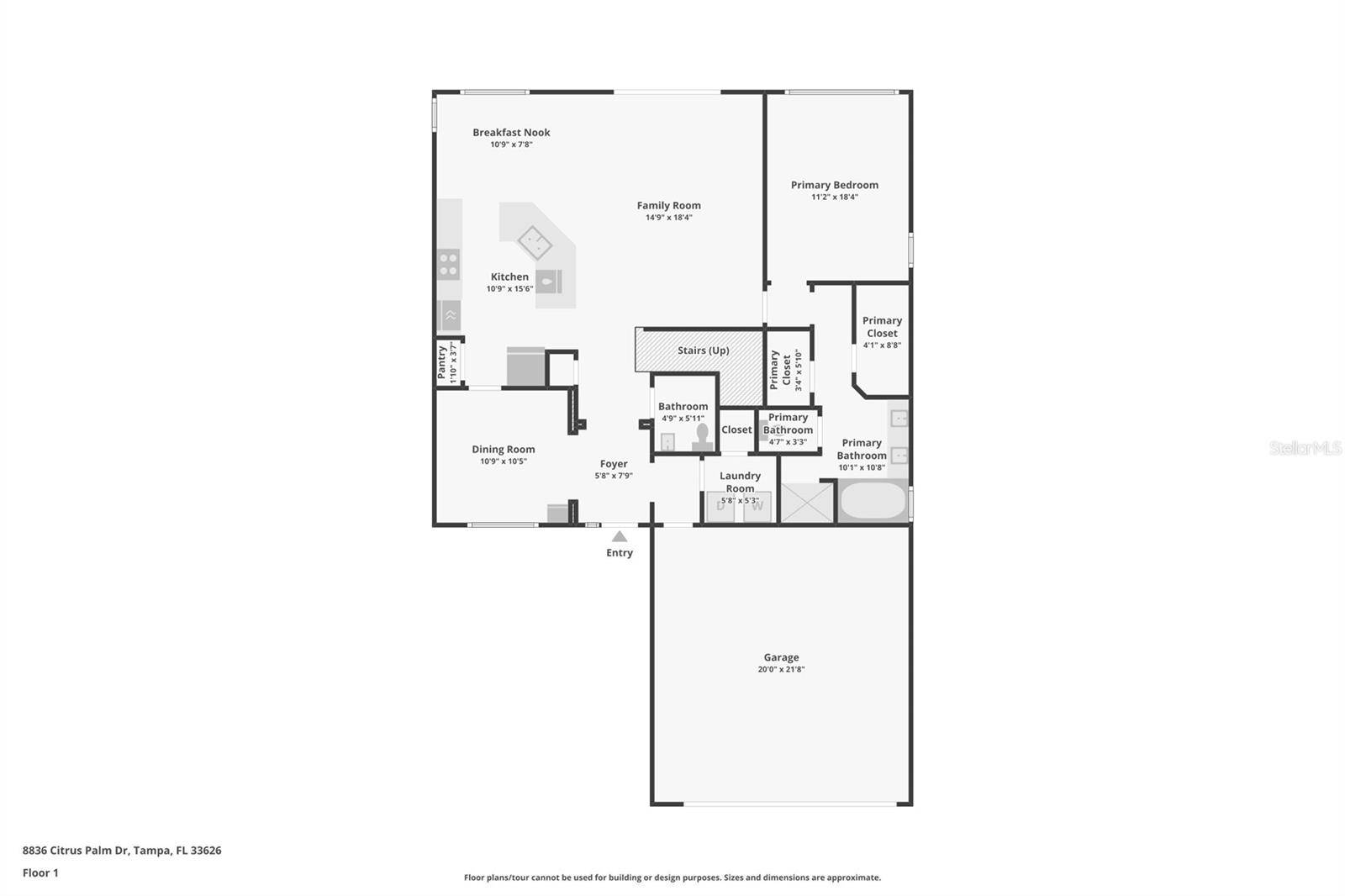 Tampa, FL 33626,8836 CITRUS PALM DR