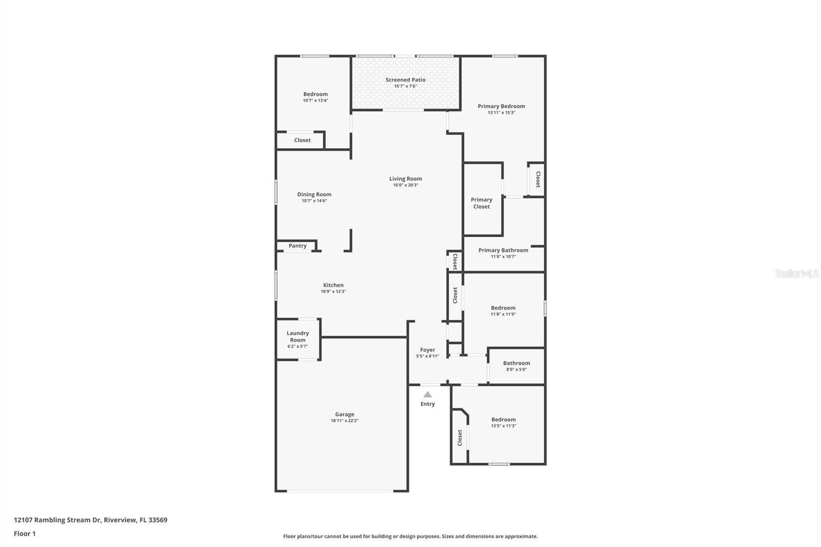 Riverview, FL 33569,12107 RAMBLING STREAM DR