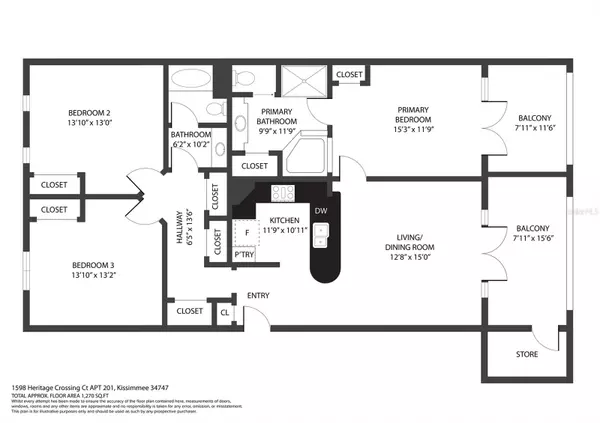 Reunion, FL 34747,1598 HERITAGE CROSSING CT #201