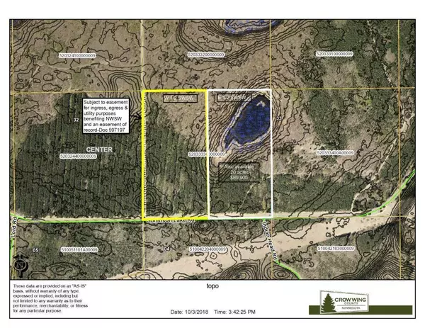 Center Twp, MN 56465,TBD  Sorenson Lake Road