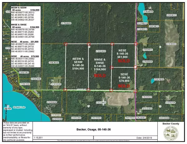 Osage Twp, MN 56570,SESE - TBD Grant Street